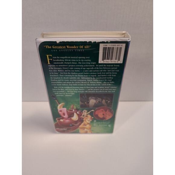 The Lion King Disney VHS US English - Picture 2 of 10